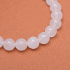 Round Natural White Jade Bead Strands G-R345-6mm-06-2
