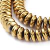 Electroplate Non-magnetic Synthetic Hematite Heishi Beads Strands G-M007-20A-3