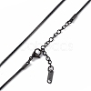 304 Stainless Steel Round Snake Chain Necklace for Men Women NJEW-K245-012B-2