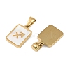 Constellations Natural White Shell Pendants STAS-M338-01E-G-2