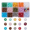 450Pcs 15 Colors Round Imitation Gemstone Acrylic Beads OACR-YW0001-19-1