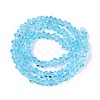 Transparent Glass Beads Strands GLAA-N018-3mm-16-3
