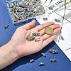 70Ppcs 14 Styles Tibetan Style Alloy Tube Bails FIND-CJ0002-99-4