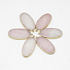 Natural Rose Quartz Big Pendants G-Q983-A06-1