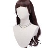 Star & Moon Pendant Necklaces Set for Teen Girl Women NJEW-JN03738-01-3