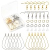 DIY Wire Wrap Earring Making Kit STAS-CJ0002-39-5