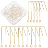 70Pcs Brass Earring Hooks KK-DC0001-14-1