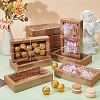 Cardboard Drawer Gift Storage Boxes with Clear Cover CON-WH0092-72C-03-5