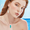 10pcs 5 style Gemstone Double Terminal Pointed Pendants G-OC0004-18-6