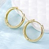 Brass Huggie Hoop Earrings EJEW-F260-01B-G-1