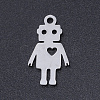 Non-Tarnish 201 Stainless Steel Laser Cut Pendants STAS-S105-T889-1-1