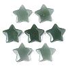 Natural Green Aventurine Star Shaped Worry Stones G-T132-002A-07-1