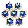 Glass Rhinestone Pendants GLAA-N038-14A-B01-1