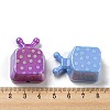 UV Plating Opaque Acrylic Beads OACR-E031-07-3