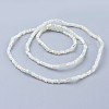 Electroplate Glass Beads Strands EGLA-F121-HR-B01-2