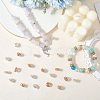 50Pcs 2 Colors Brass Rhinestone Beads KK-PA0001-04-3