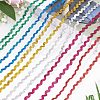 6 Yards 6 Colors Polyester Wavy Fringe Trim Ribbon LS-OCOR-WH0080-44B-3