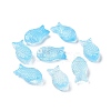 Transparent Spray Painted Glass Beads X1-GLAA-I050-10E-1