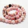 Round Natural Pink Opal Beads Strands G-K071-4mm-2
