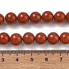 Grade A Natural Red Jasper Bead Strands X-G-P075-36-8mm-4