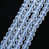 Glass Beads Strands EGLA-A034-J6mm-D06-3