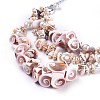Shell Bib Statement Necklaces X-NJEW-WH0004-01P-2