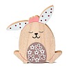 Easter Theme Natural Wood Display Decorations AJEW-P087-A02-1