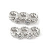 Rack Plating Brass Pave Clear Cubic Zirconia Spacer Bars X-KK-B088-11B-P-1
