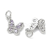 SHEGRACE Brass Pave Clear Cubic Zirconia Pendants XGRQ3Q688-628P-D-2