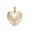 Ion Plating(IP) 316 Surgical Stainless Steel Locket Pendants STAS-N0016-03G-1
