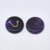 Natural Amethyst Cabochons G-T122-38B-2