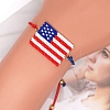 Miyuki Seed Braided Bead Bracelet BJEW-P269-29E-3