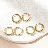 Ion Plating(IP) 304 Stainless Steel Hoop Earrings EJEW-P177-G-06-3