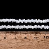 Electroplate Imitation Jade Glass Beads Strands EGLA-Q139-01A-B02-4