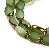 Electroplate Opaque Color Glass Beads Strands EGLA-Q127-A01-02A-3