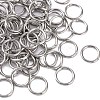 Tarnish Resistant 304 Stainless Steel Open Jump Rings STAS-Q186-02-8x1mm-2