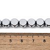 Electroplate Glass Beads Strands EGLA-L045-G-FP01-4