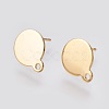 304 Stainless Steel Stud Earring Findings X-STAS-D445-150G-1