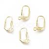 Brass Leverback Earring Findings KK-Z007-28G-1