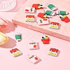 16Pcs 4 Styles Stationery Theme Resin Pendants RESI-FS0001-89-10