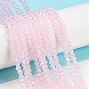Baking Paint Transparent Glass Beads Strands DGLA-A034-J2mm-B04-2