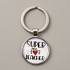 Teacher's Day Time Gem Keychain KEYC-WH0029-51A-P-1