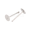Tarnish Resistant Original Color Stainless Steel Stud Earring Findings X-STAS-E025-5-1