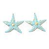 Ocean 304 Stainless Steel Enamel Big Pendants STAS-T076-08C-03G-1