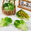 PVC Imitation Lettuce Leaf DJEW-WH20002-23-4