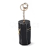 PU Imitation Leather Lipstick Pouch Holder Pendant Keychain KEYC-E039-01KCG-07-2