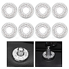 CHGCRAFT 8Pcs Zinc Alloy Car Inner Door Lock Pull Cover FIND-CA0004-97-1