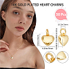 Brass Pendants KK-BBC0024-55C-G-2