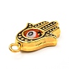 Tibetan Style Alloy Lampwork Pendant PALLOY-JF00985-4