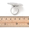 304 Stainless Steel Cuff Rings RJEW-D338-05B-GP-3